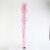 Pleaser INFINITY-3028 Platform Overknee Boots Clear Rhinestones Pink
