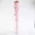Pleaser INFINITY-3028 Platform Overknee Boots Clear Rhinestones Pink