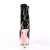 Pleaser DELIGHT-1020 Black Patent/Rose Gold Chrome EU-37 / US-7