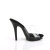 Fabulicious LIP-101 Mules Clear Black