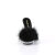 Fabulicious LIP-101-8 Mules Clear Black