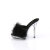 Fabulicious LIP-101-8 Mules Clear Black