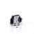 Fabulicious LIP-101-8 Mules Clear Black