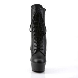 Pleaser DELIGHT-1020 Black Faux Leather/Black Matte EU-41...
