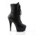 Pleaser DELIGHT-1020 Black Faux Leather/Black Matte EU-35 / US-5
