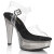 Fabulicious MARTINI-508 Platform Sandalettes Clear Smoke Black