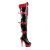 Funtasma MEDIC-3028 Platform Overknee Boots Patent Black