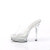 Fabulicious MAJESTY-501 Platform Mules Clear