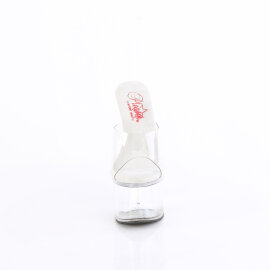 Pleaser PASSION-701 Platform Mules Clear