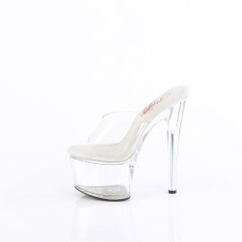 Pleaser PASSION-701 Platform Mules Clear