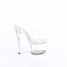 Pleaser PASSION-701 Platform Mules Clear