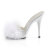 Fabulicious POISE-501F Mules White