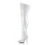 Pleaser SEDUCE-3000WC Overknee Boots Patent White