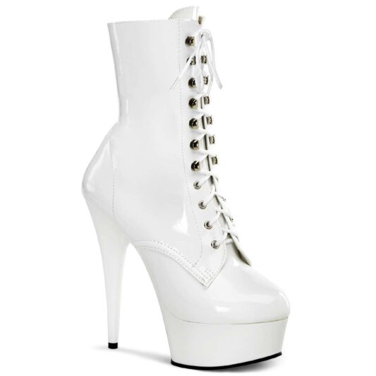 Pleaser DELIGHT-1020 White Patent/White EU-39 / US-9