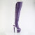 Pleaser SPECTATOR-3030 Platform Overknee Boots Faux Leather Clear Purple
