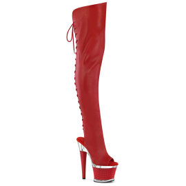 Pleaser SPECTATOR-3030 Platform Overknee Boots Faux...
