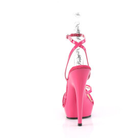 Fabulicious SULTRY-638 Platform Sandalettes Patent Pink