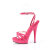 Fabulicious SULTRY-638 Platform Sandalettes Patent Pink