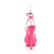Fabulicious SULTRY-638 Platform Sandalettes Patent Pink