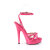 Fabulicious SULTRY-638 Platform Sandalettes Patent Pink