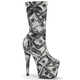 Pleaser ADORE-1002DP Platform Ankle Boots Fabric Black...