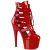 Pleaser ADORE-1013MST Platform Ankle Boots Patent Red EU-39 / US-9