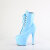 Pleaser ADORE-1020 Platform Ankle Boots Patent Blue EU-39 / US-9