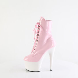 Pleaser ADORE-1020 Platform Ankle Boots Patent Pink EU-39 / US-9