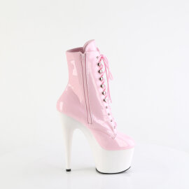 Pleaser ADORE-1020 Platform Ankle Boots Patent Pink EU-39 / US-9