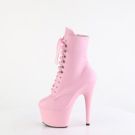 Pleaser ADORE-1020 Platform Ankle Boots Faux Leather Pink EU-38 / US-8