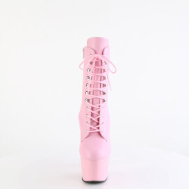 Pleaser ADORE-1020 Platform Ankle Boots Faux Leather Pink...