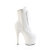 Pleaser ADORE-1020 Platform Ankle Boots Faux Leather White EU-36 / US-6