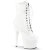 Pleaser ADORE-1020 Platform Ankle Boots Faux Leather White EU-39 / US-9