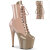 Pleaser ADORE-1020DC Platform Ankle Boots Patent Beige EU-35 / US-5