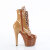 Pleaser ADORE-1020DC Platform Ankle Boots Patent Brown EU-42 / US-12