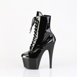 Pleaser ADORE-1020ESC Platform Ankle Boots Patent Black EU-35 / US-5