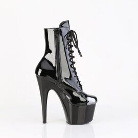 Pleaser ADORE-1020ESC Platform Ankle Boots Patent Black EU-42 / US-12