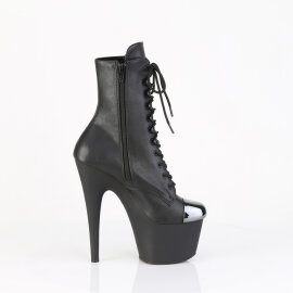 Pleaser ADORE-1020ESC Platform Ankle Boots Faux Leather Black EU-36 / US-6