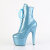 Pleaser ADORE-1020GP Platform Ankle Boots Patent Glitter Baby Blue EU-35 / US-5