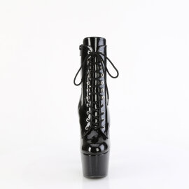 Pleaser ADORE-1020GP Platform Ankle Boots Patent Glitter...