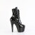 Pleaser ADORE-1020GP Platform Ankle Boots Patent Glitter Black EU-40 / US-10