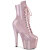 Pleaser ADORE-1020GP Platform Ankle Boots Patent Glitter Blush EU-35 / US-5