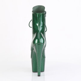 Pleaser ADORE-1020GP Platform Ankle Boots Patent Glitter Green EU-40 / US-10