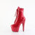 Pleaser ADORE-1020GP Platform Ankle Boots Patent Glitter Pink EU-38 / US-8
