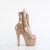 Pleaser ADORE-1020GP Platform Ankle Boots Patent Glitter Gold EU-42 / US-12