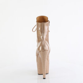 Pleaser ADORE-1020GP Platform Ankle Boots Patent Glitter Gold EU-43 / US-13