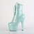 Pleaser ADORE-1020GP Platform Ankle Boots Patent Glitter Mint Green EU-35 / US-5