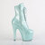 Pleaser ADORE-1020GP Platform Ankle Boots Patent Glitter Mint Green EU-43 / US-13