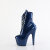 Pleaser ADORE-1020GP Platform Ankle Boots Patent Glitter Blue EU-42 / US-12
