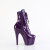 Pleaser ADORE-1020GP Platform Ankle Boots Patent Glitter Dark Purple EU-39 / US-9